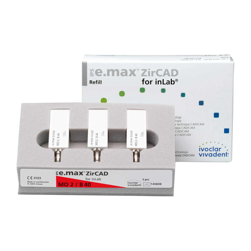IPS e.max ZirCAD Inlab MO Block | Blöcke / Rohlinge / Ronden | CAD ...