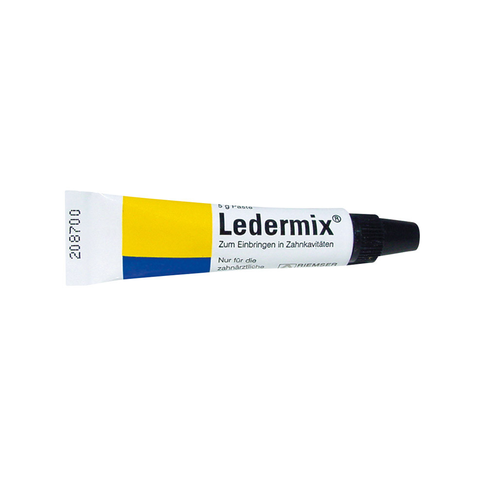 Ledermix Paste Kavitätenlacke und reinigung und Unterfüllung